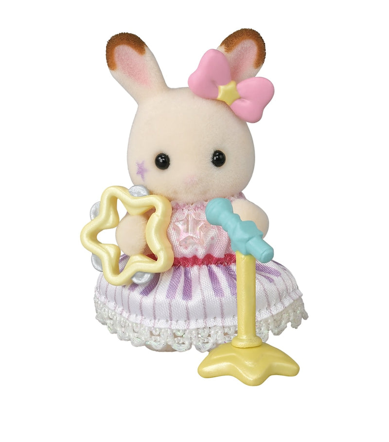 Sylvanian Families starry concert toy set with three babies and instruments, British brand