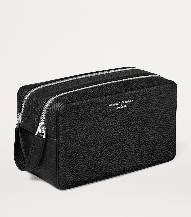 Aspinal Of London Leather Mount Street Toiletries Bag - British product