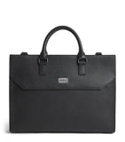 Emporio Armani logo leather briefcase, UK version