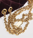 Chloé small quilted velvet heritage shoulder bag (British brand)