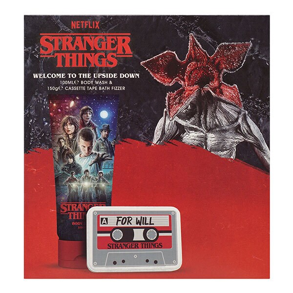 Stranger Things 150G Cassette Bath Fizzer, 100Ml Body Wash GOODS Superdrug