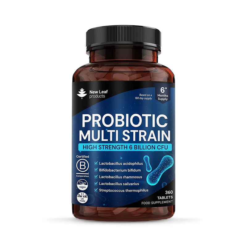 New Leaf Probiotic Multi-Strain 360 Tablets - British product