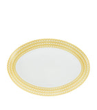 Christofle porcelain Malmaison Riviera oval platter 38cm (British brand)