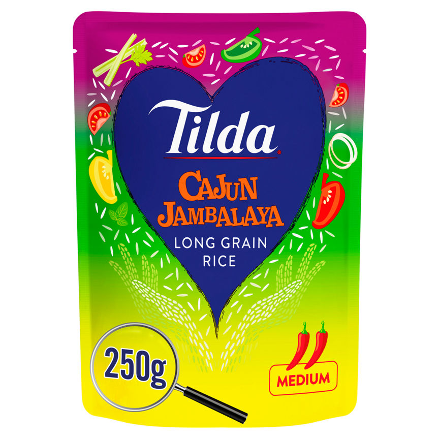 Tilda Cajun Jambalaya Rice 250g GOODS ASDA