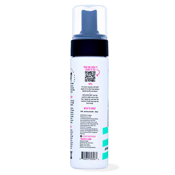 The Doux Mousse Def Texture Foam hair mousse (British brand)
