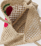 The Jacksons jute cherry Tracey tote bag - British product