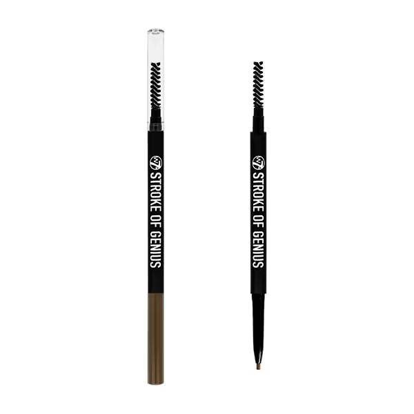 W7 Stroke Of Genius brow pencil Brunette (British brand)