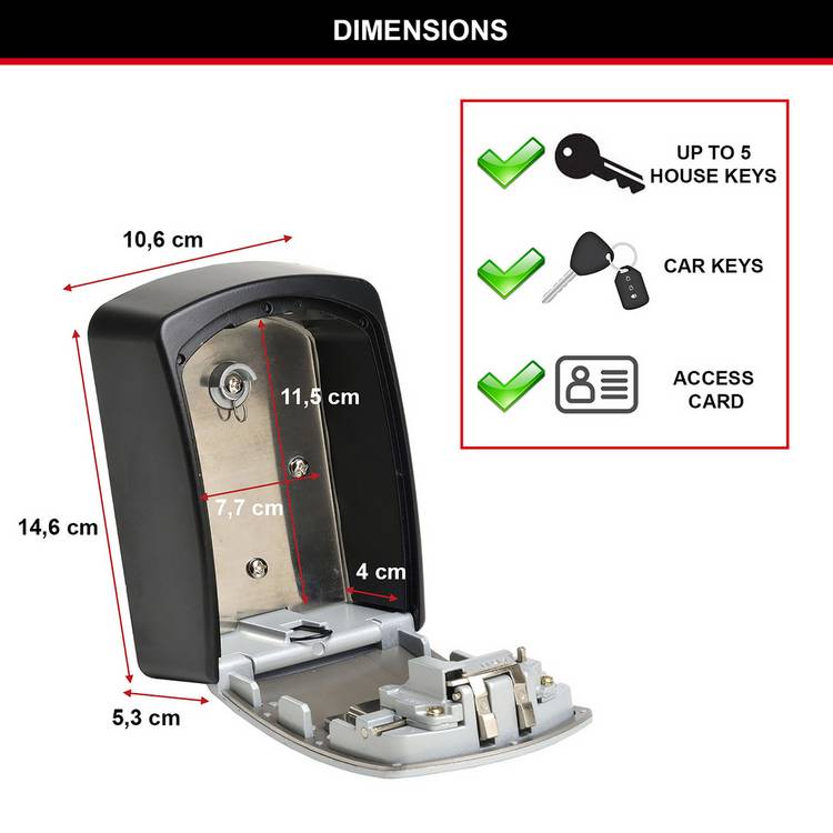 Master Lock extra large key safe, UK version