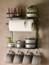 Next Bronx Black Kitchen Wall Storage Organiser- Buy online at McGrocer