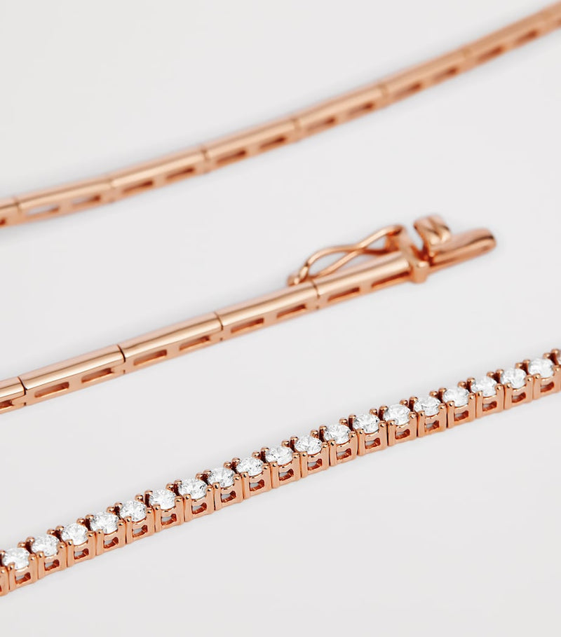 Anita Ko rose gold diamond Audrey choker (British brand)