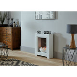 Adam Monet electric fire suite white freestanding (British brand)