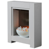 Adam Monet electric fire suite white freestanding (British brand)
