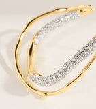 Alexis Bittar small gold-plated Solanales crystal twist earrings - British product