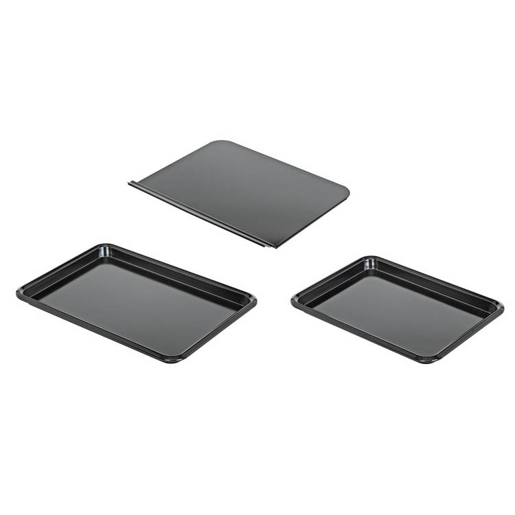 Habitat 3 piece oven tray set carbon steel non-stick British product