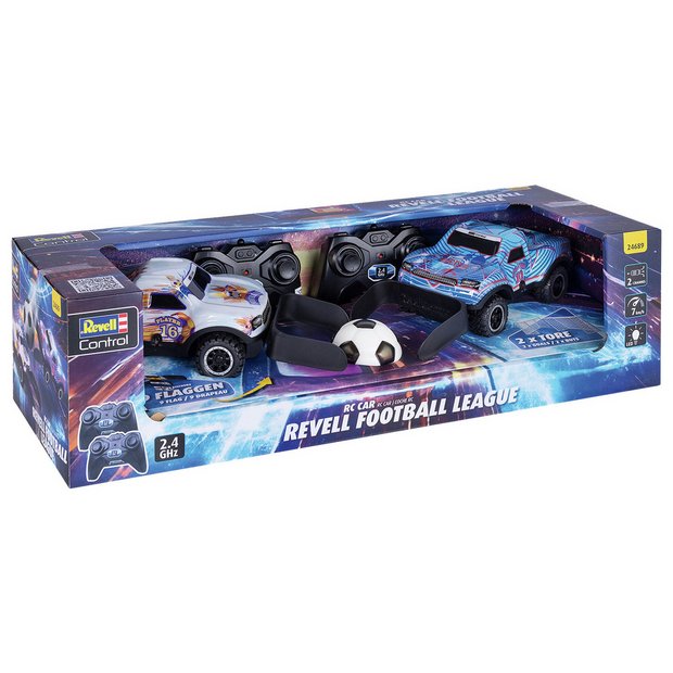 Revell Control RC Football League set with two cars, imported from the UK