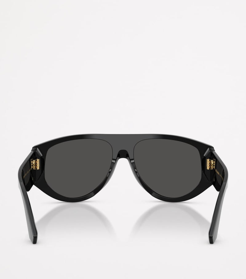 Dolce&Gabbana pilot sunglasses oversized acetate - British product