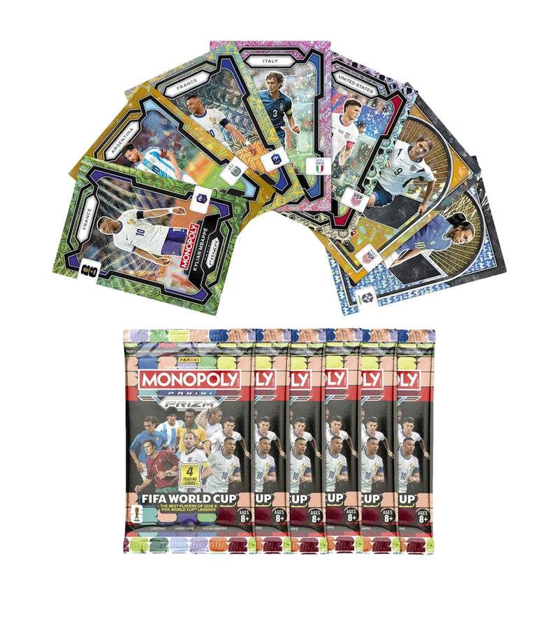 Monopoly Panini Prizm FIFA World Cup booster box 24 cards, UK version