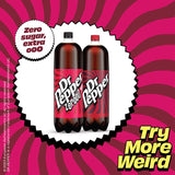 Dr Pepper Zero Sugar Cola 2 Litre Bottle - British product