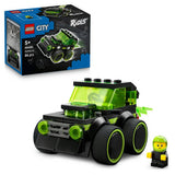 LEGO City Rides Gaming Race Car toy with minifigure, imported from the UK