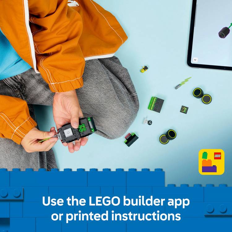 LEGO City Rides Gaming Race Car toy with minifigure, imported from the UK