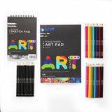 ArtSpace sketching bundle with pencils and pads (British brand)