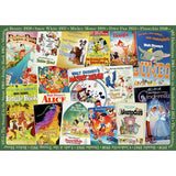 Disney vintage movie posters jigsaw puzzle 1000 pieces (British brand)
