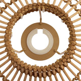 Habitat Camillo natural bamboo midi lampshade 30cm, imported from the UK