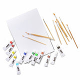 ArtSpace acrylic paint set brush and pad bundle, imported from the UK