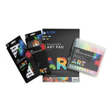 Argos ArtSpace Watercolour Painting Set with Brushes, Paints, Pens and Pad- Buy online at McGrocer