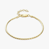 Argos Revere 9ct Gold Plated Sterling Silver Round Curb Bracelet 20cm- Buy online at McGrocer