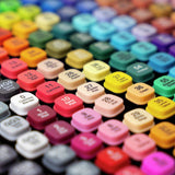 ArtSpace 168 dual tip marker set in carry case (British brand)