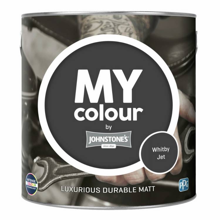 Johnstone's Whitby Jet Durable Matt paint 2.5L - British product