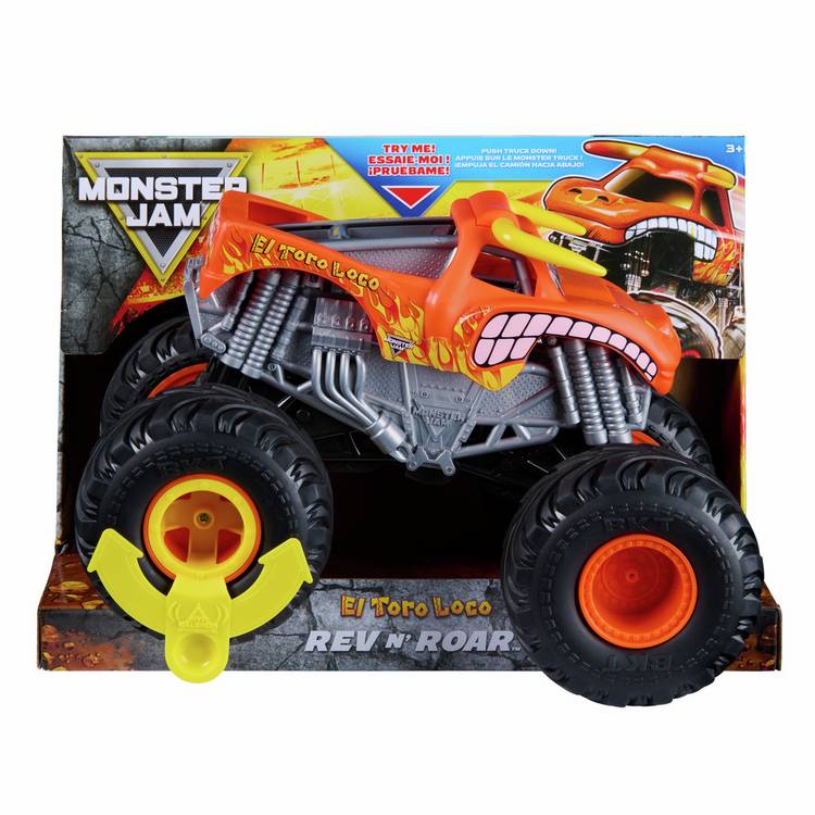 Monster Jam Rev 'N Roar Truck El Toro Loco 1:15 scale - British product