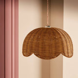 Argos Habitat Natural Rattan Scallop Easy Fit Lampshade - 35cm- Buy online at McGrocer