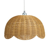 Habitat rattan scallop lampshade 35cm - British product