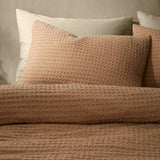 Pineapple Elephant waffle bedding set caramel single, UK version