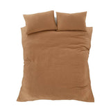 Pineapple Elephant waffle bedding set caramel single, UK version
