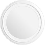 Argos Home white round bathroom mirror 42cm, UK version