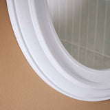 Argos Home white round bathroom mirror 42cm, UK version