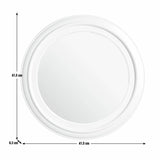 Argos Home white round bathroom mirror 42cm, UK version
