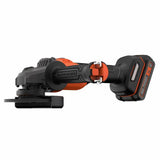Black+Decker brushless angle grinder kit with case - British product