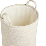 Argos Home boucle laundry basket 80L cream, imported from the UK
