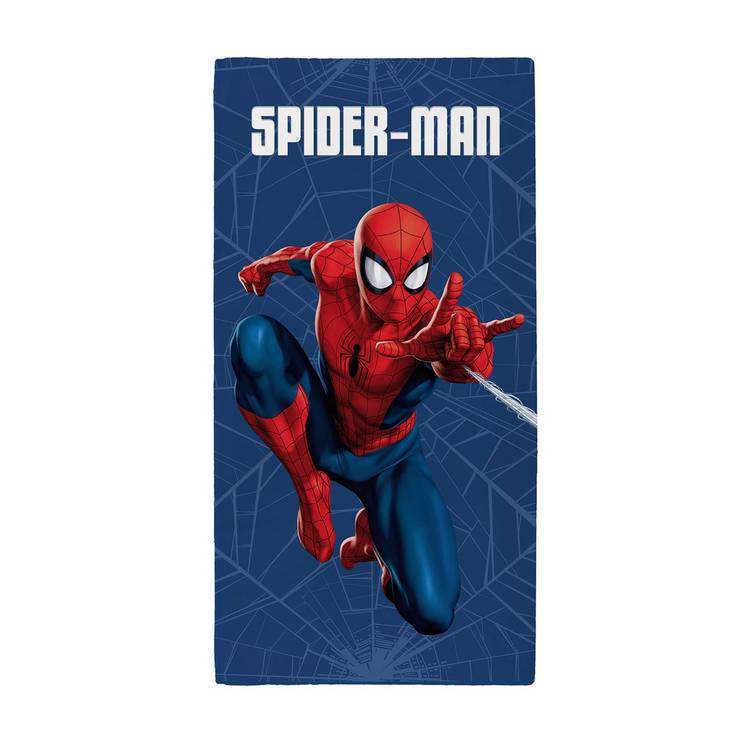 Marvel Spiderman beach towel blue 140x70cm, imported from the UK