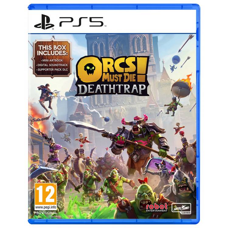 Orcs Must Die Deathtrap action strategy game for PS5 (British brand)
