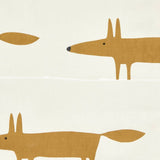 Habitat x Scion Mr Fox cream cotton bedding set single (British brand)
