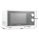 Morphy Richards solo microwave 20L silver, imported from the UK
