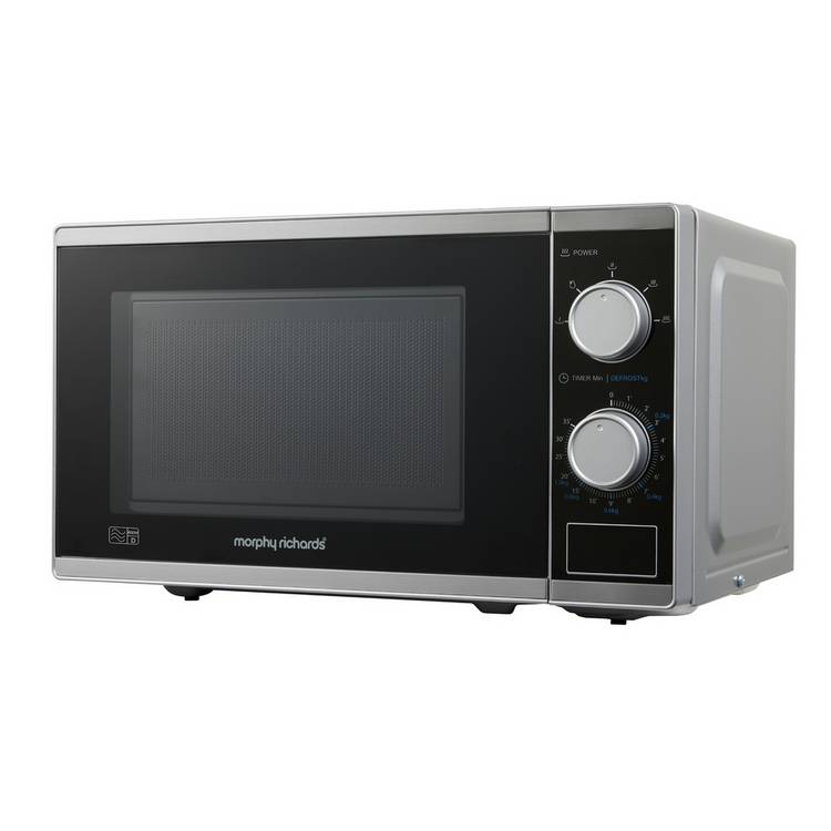 Morphy Richards solo microwave 20L silver, imported from the UK