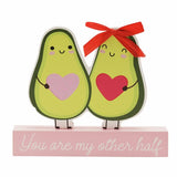 Widdop avocado plaque Love Is Sweet 13x15cm, imported from the UK