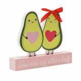 Widdop avocado plaque Love Is Sweet 13x15cm, imported from the UK