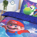 Nintendo Super Mario bedding set single blue, imported from the UK